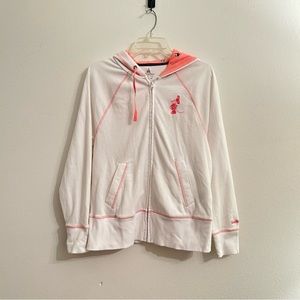 Disney Parks | White & Pink Minnie Hoodie